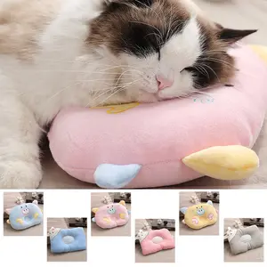 Cute Pet Pillow Bed For Lovely Shape Plush Large Dog Pillow Mat High Elastic Cat Sleeping Pillows