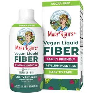 MaryRuth's Liquid Fiber for Ages 1+ - Up to 7g Fiber - FiberSMART Tapioca Fiber - Baobab Fruit - Psyllium Husk Free - Vegan - Gluten Free - No Added Sugar - 16 oz
