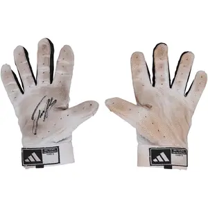 Jackson Holliday Baltimore Orioles Autographed Game-Used White and Black Adidas Batting Gloves from the 2024 MLB Season - RG133321641-42 - Fanatics Authentic Certified
