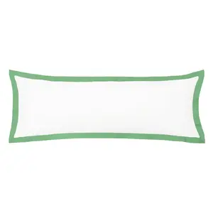 The Linden Green Extra Long Lumbar Throw Pillow