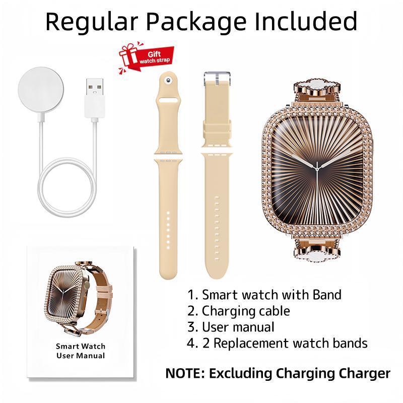 2026 Fashion Smart Watches for Women, Touch Screen Watch, Answer/Make Calls/100+ Sports Modes/Message Reminder, DIY Watch Dials, Wearable Devices, Smart Watches for iPhone/Andriod, Gift for Wife, Girl Friend