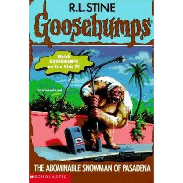 Used Paperback Book - Goosebumps No 38: The Abominable Snowman of Pasadena by R.L. Stine (English) - Reading Material for School & Educational Supplies, Original Book Featuring Scariest Creatures, Chased by Monstrous Creature, Children