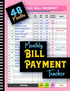Independently Published Monthly Bill Payment Tracker: 48 Months Expense and Bill Tracker with Calendar & Debt Payoff Planner (2023, 6 X 9 Inches) Does Not Apply