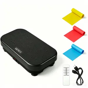 Home Gym Vibration Plate Fitness Machine - Powerful Silent Motor, Speed-Adjustable Full-Body Exercise Platform for Home Use