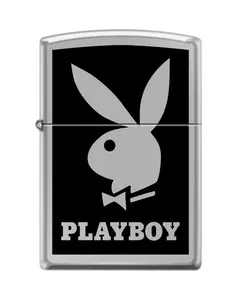 Playboy Black Logo Zippo Lighter