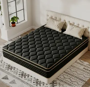 King Size Mattress Queen Size , Cooling Gel Memory Foam for Pressure Relief & Back Support, Medium Firm, Bed in a Box, for a Romantic Night’s Sleep outdoorfun