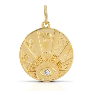 Lucky AF Coin - Gold Coin Pendant