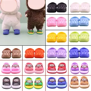 1pc Labub Doll Slippers Shoes, Fits 17cm Labub Dolls, Plastic Multifunctional Shoes for Teenagers and Children, Toy, Doll Accessories (doll Not Included)