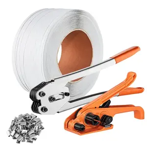 VEVOR Banding Strapping Kit with Strapping Tensioner Tool, Banding Sealer Tool, 3280 ft Length PP Band, 1000 Metal Seals, Pallet Packaging Strapping Banding Kit Banding Packaging Strapping for PackingVEVOR Super Brand Day