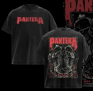 Vintage Pantera Proof Skull Graphic Tee | Unisex Retro Rock Band Shirt | Casual Cotton Top for Music Lovers