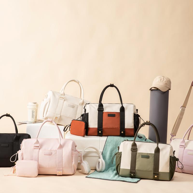 【Valentine's Day Gift】LOVEVOOK Small Gym Bag for Women with Yoga mat Holder, Mini Duffle Bag for Travel with Wet Pocket, Overnight Personal Item Bags, Lightweight Carry on Weekender Duffel for Workout, Dance, Ballet TikTokShopJumpstartSale