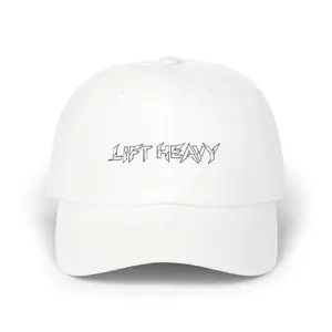 Lift Heavy Dad Cap – Embroidered Fitness Dad Hat