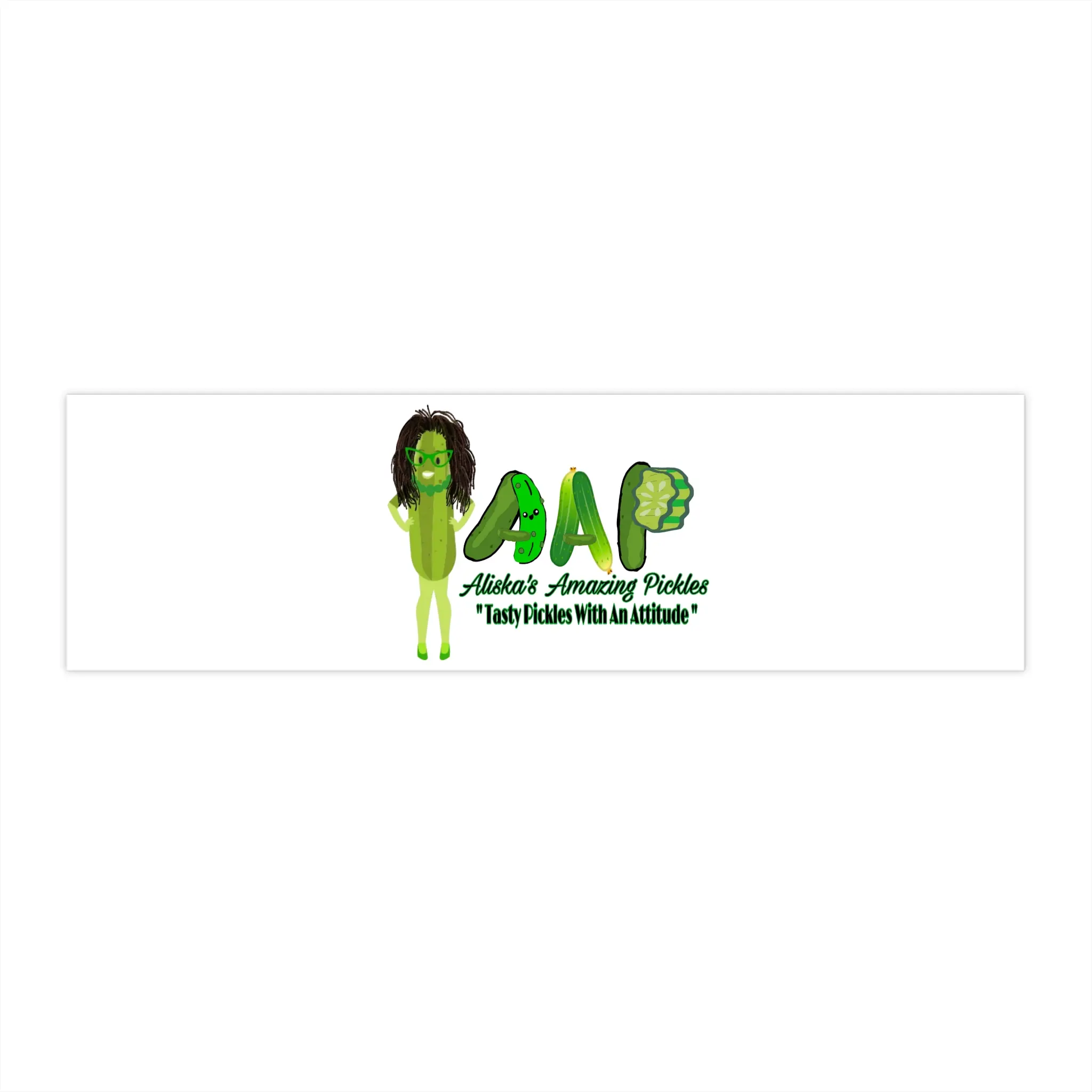 Pickle Bumper Stickers, Pickle Lover Gift, Dill Pickle Sticker, Foodie Gift, Car Decal, Laptop Sticker