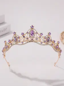 Rhinestone Crown for Women, Hollow Out Design Crown for Wedding Bridal Party Formal Occasions, Fashion Hair Accessories for Party, Daily Clothing Decor, Headband