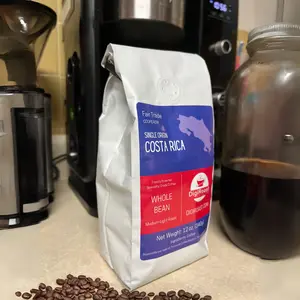 Specialty Grade Coffee, Costa Rica Single Origin - Fair Trade, Organic, All Natural