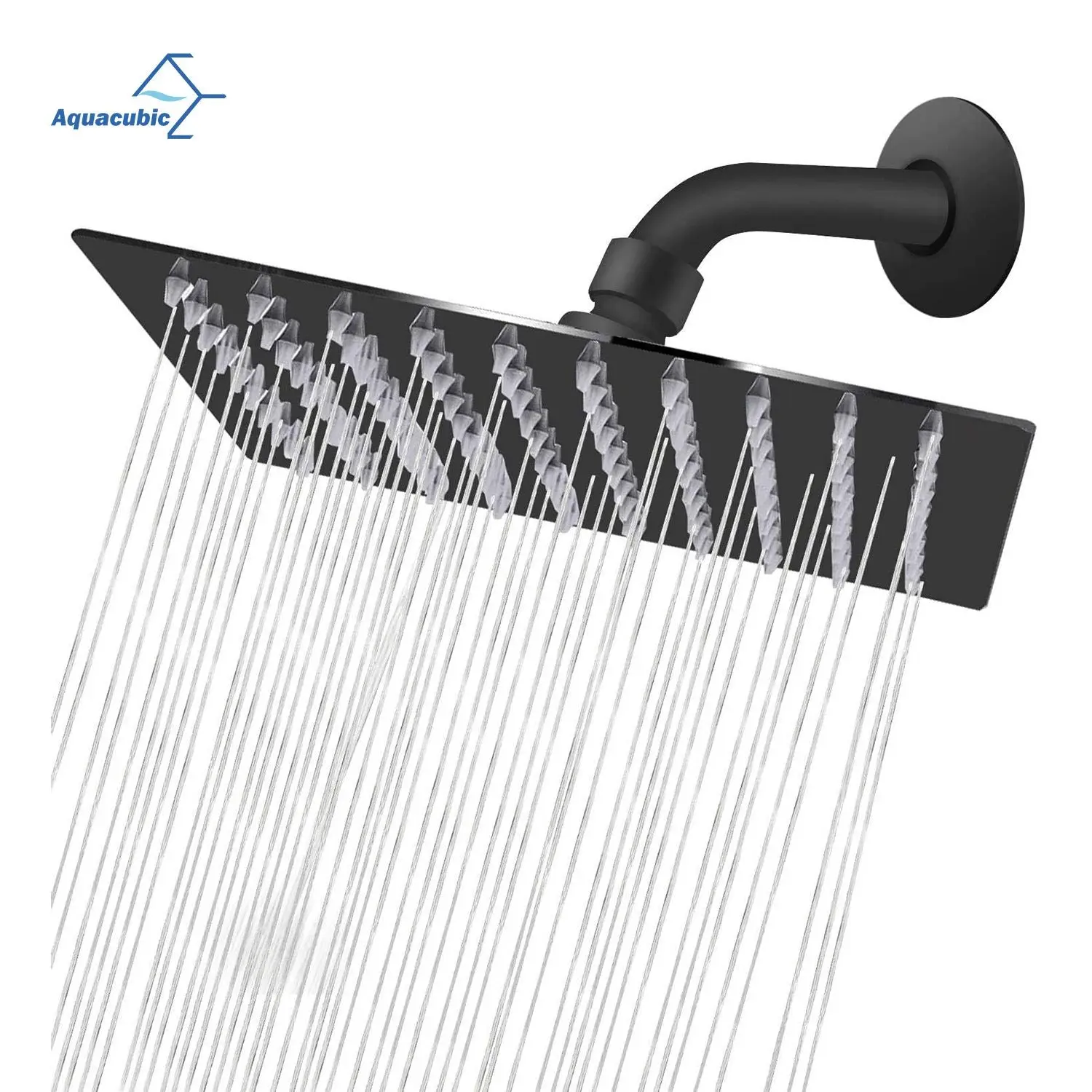US Warehouse Stock 12 inch Square Water Saving Bathroom Top Rainfall Shower Head