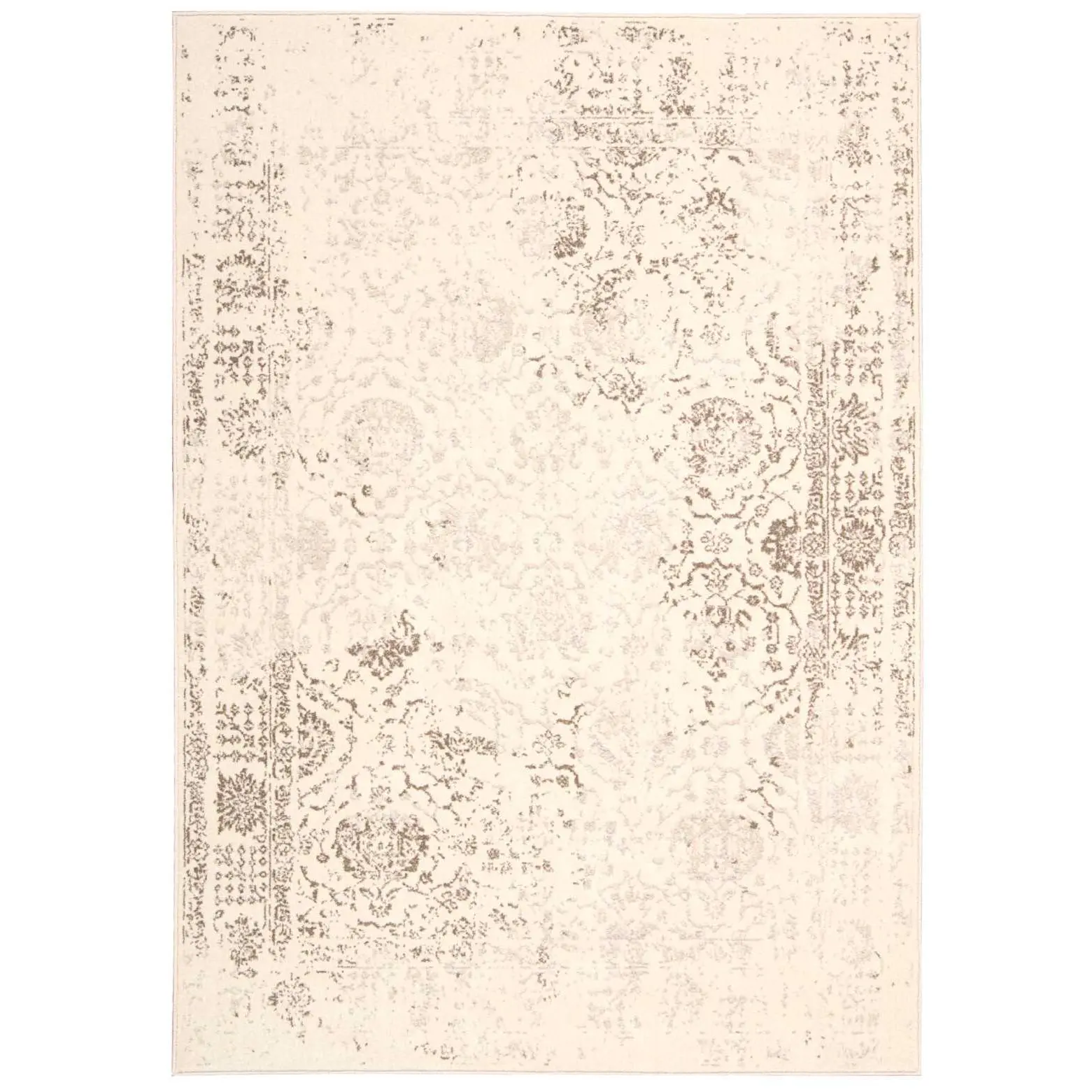 Michael Amini Glistening Nights MA510 Ivory Contemporary Power-loomed Rug