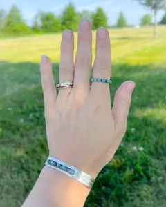 Nova Turquoise Stone Ring - Sterling Silver Western Ring