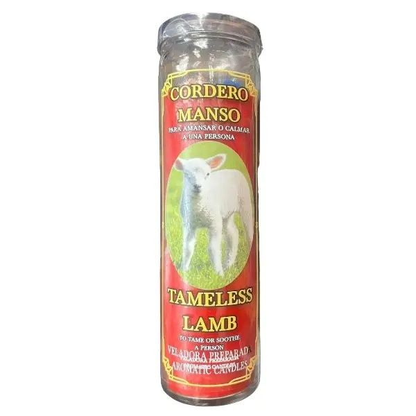Candle Perfume - Veladora Preprada - Cordero Manso Decor Ornaments  Floral Scented Decoration