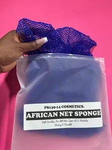Authentic African Net Sponge 47.5 inch Deep Clean Exfoliate for All Skin Types Soft Quality Eco-Friendly Long-Lasting