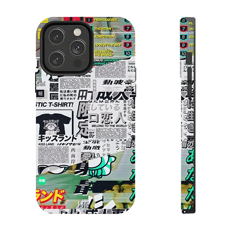Edgy Print Smartphone Casing - XO Hype Lovers Tough Protection Accessory for iPhone 17/16/15/14/13/12/11 Pro Max/Plus & Samsung Galaxy S23FE/22/23/24/25 Cellphone Devices, House of Balloons Inspired