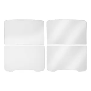 2pcs Sunroof Sunshade Net For Model Y Juniper 2025 Glass Roof Sun Shade Ice Crystal Fabric Cover Includes Storage Bag &12 Clips Accessories Grey