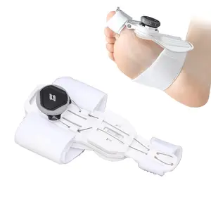 Bunion Corrector Splint, Hallux Valgus Corrector Big Toe Brace Adjust Degrees Thicken Silicone Prevent Overlapping Thumb Straightener Black Buckle Care Kit for Women Man Healthcare Tool Support