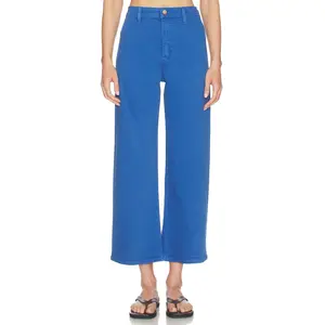 PISTOLA Penny Crop High Rise Wide Leg Jeans in Ciel