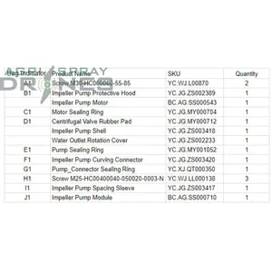T50 Impeller pump/module Kit