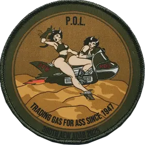 177 FW POL Pinups Woven Patch