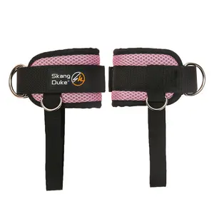 1 Pair Ankle D Ring Straps Thigh Leg Pulley Lifting Padded Cable Attachment Gym