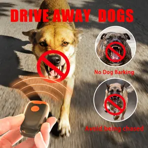 New Mini Compact Portable Design Dog Deterrent, Ultrasonic Dog Repeller with LED, Effective Anti-Barking Training Device, Behavior Aids, Pet Control Tool