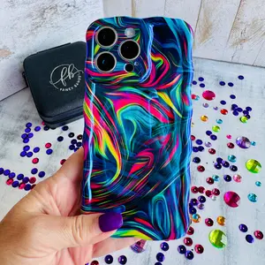 Neon Taffy Wavy Luxe MagSafe Case for iPhone