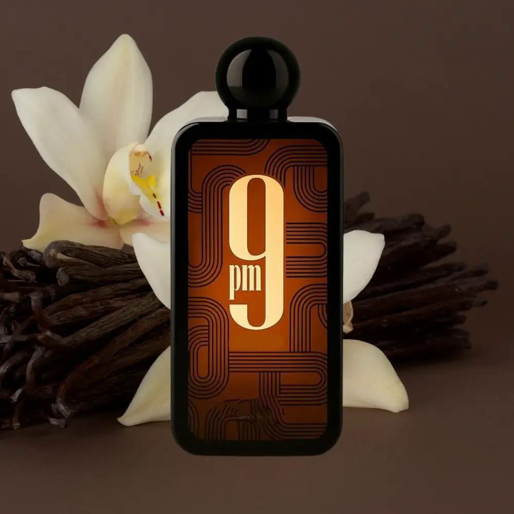 9 PM Elixir Extrait de Parfum 3.4oz | Unisex Spicy Amber Leather Fragrance 8-10+ Hour Longevity