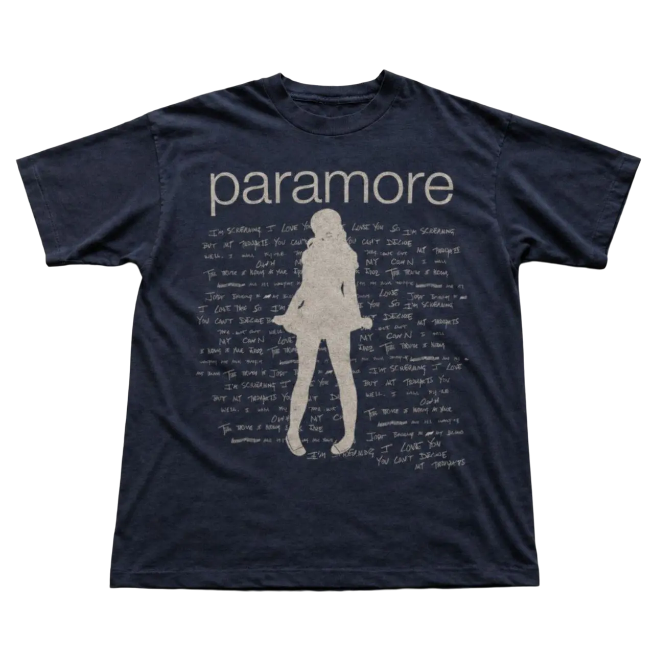 Paramore Vintage T-Shirt, Retro Alternative Rock Band Tee, 90s Grunge Music Graphic Shirt, Female Singer Silhouette Tee, Emo Pop Punk Concert Shirt for Men Women