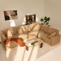 Camel--Left Facing Chaise