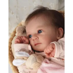 Anano Reborn Baby Doll Realistic Baby Doll 19inch (Approx.48.2cm ) Realistic Baby Doll Newborn Girl Realistic Baby Doll Blue Eyes, Reborn Baby, Birthday Gift