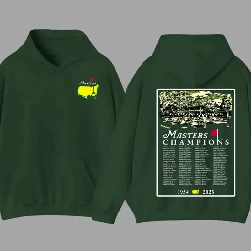 2025 Masters Tournament Augusta 91 Years Hoodie, Golf Tournament, The Masters Golf Cup 2 Sided Hoodie, Golf Gifts For Men - LORA ATCHER