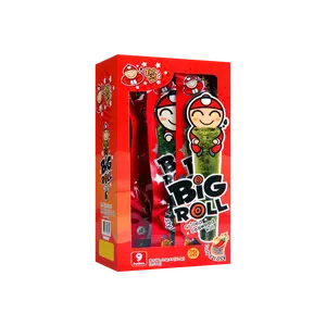 TAO KAE NOI Thai Big Roll Seaweed Snack Spicy Flavor 9 Pieces 32.4g