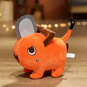 New 25cm Pochita Plush Chainsaw Chain Saw Man Plush Doll Cute Stuffed Cartoon Anime Soft Toys Pillow For Kids Xmas Gifts Keychains
