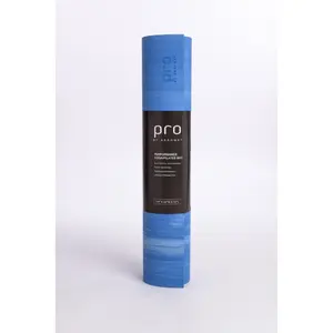 212 MAIN Pro Yoga & Pilates Mat - PVC-Based Double Foam Mat, 0.25x26x72 in, Ultra-Supportive, Dual-Texture Design for Fitness Workouts