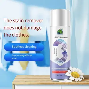 clothing emulsifier Clothing Oil Stain Dry Cleaner, Oil Remover King, Waterless Oil Stain Remover, One-Tap Clean, Dry Powder Oil Remover