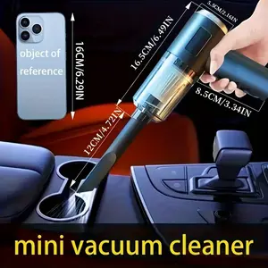 Strong Suction Powerful Cordless Handheld Cyclone Vacuum Cleaner - Rechargeable, Lightweight, Portable Design For Easy Cleaning At Home, Office, Car, And More - Perfect For Pet Owners, Allergies, And Quick Messes