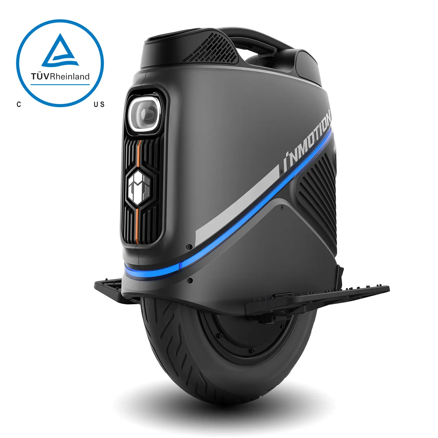 INMOTION V9 Electric Unicycle 2000W Motor, 16-Inch Tire Self-Balancing EUC, with GPS Tracking, App Remote Lock, Maximum Speed 28 mph, Range 37 miles, UL-2272 Certified