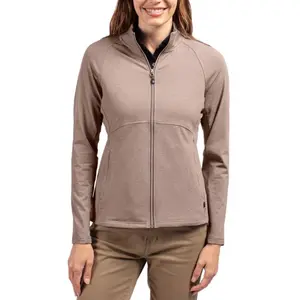 Cutter & Buck Adapt Eco Knit Heather Recycled Womens Full Zip