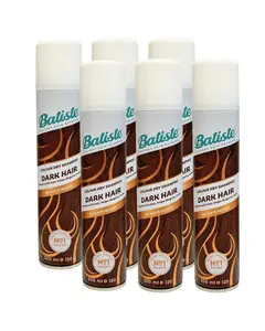 Batiste Colour Dry Shampoo Dark Hair Blends with Hair Disguise Roots 200 ML 6 Pack