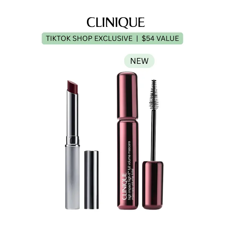 Clinique Black Honey Almost Lipstick + High-Fi Mascara Duo | Makeup Sets | Hydrating | Lightweight | Amudge-Proof | Sensitive Eyes | Fragrance Free