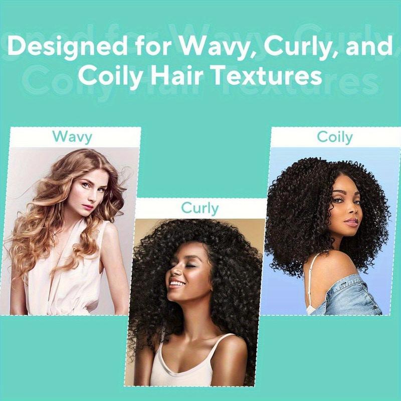 Upgraded Curl Defining Comb , Wide Tooth Detangling Comb for Curly, Wavy & Coily Hair | Anti-Frizz, No-Pull Styling Tool for Men & Women, Perfect for Daily Use, Travel & Natural Hair Care