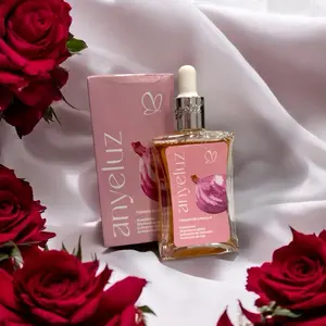 ANYELUZ Tónico Capilar Anticaída de Cebolla 50ml - Anti-Hair Loss Support with Onion Extract for Healthy Hair Growth and Frizz Control