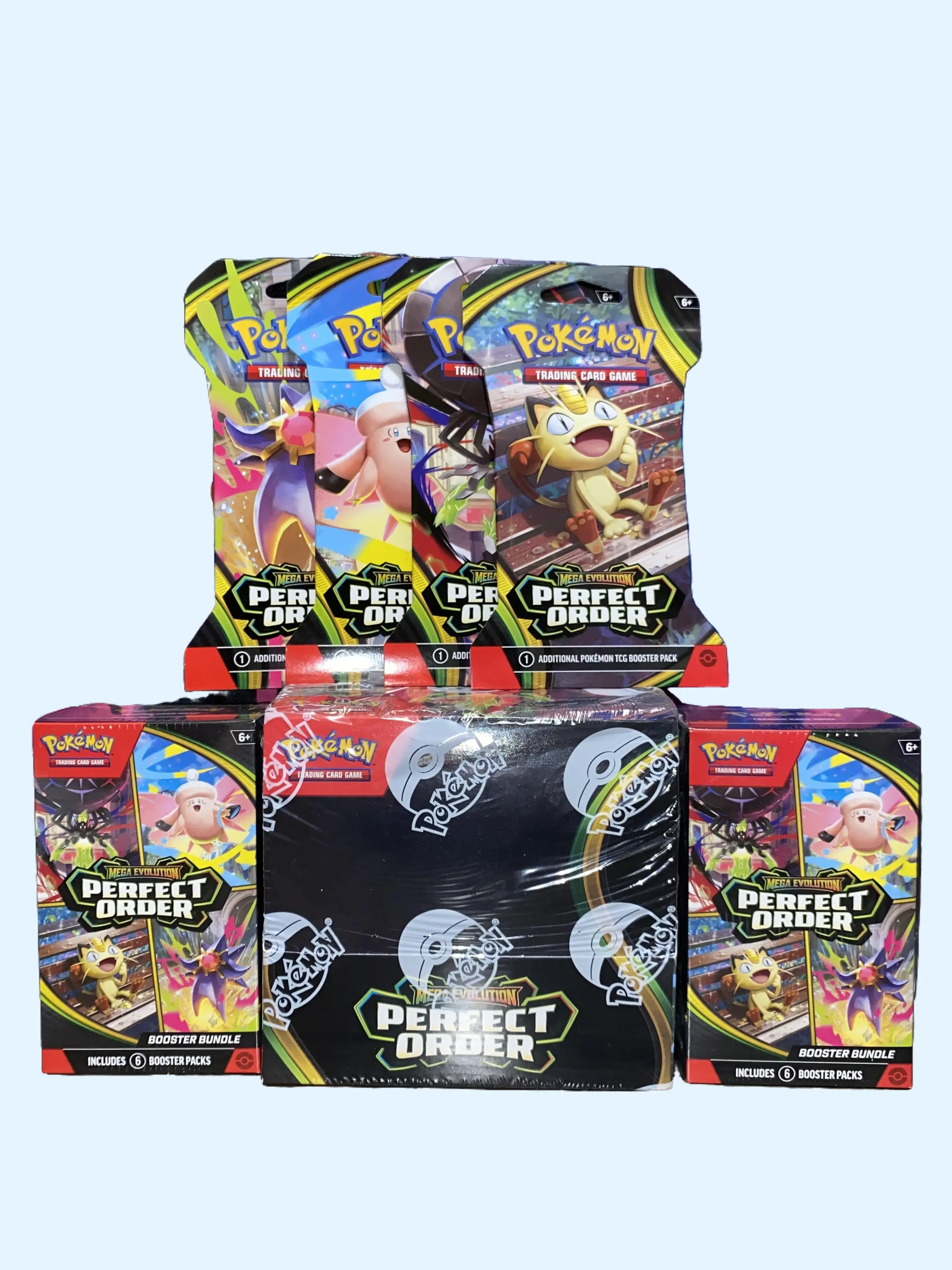 PYE Pokmon Break: x1 Perfect Order Booster Box, x2 Booster Bundles, x4 Sleeved Booster packs, (52 packs in total) - TikTok Shop PYE Pokmon Break: x1 Perfect Order Booster Box, x2 Booster Bundles, x4 Sleeved Booster packs, (52 packs in total) - TikTok Shop